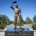 manufacturer large brass statues metal craft bronze sculpture baseball